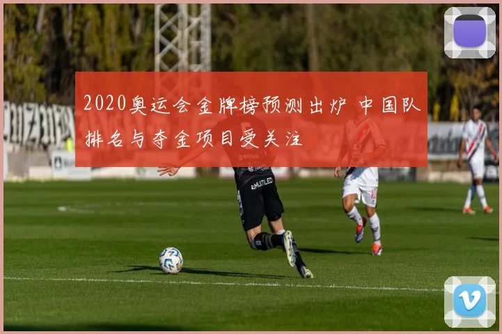 2020奥运会金牌榜预测出炉 中国队排名与夺金项目受关注