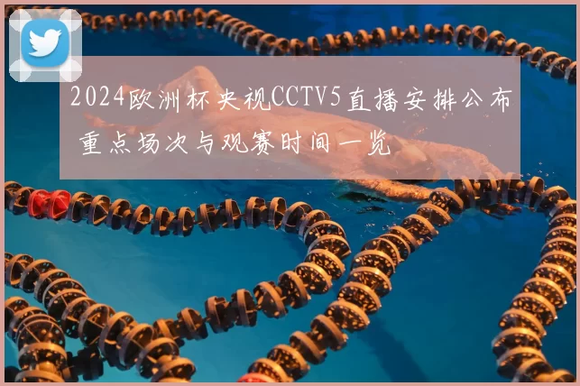 2024欧洲杯央视CCTV5直播安排公布 重点场次与观赛时间一览