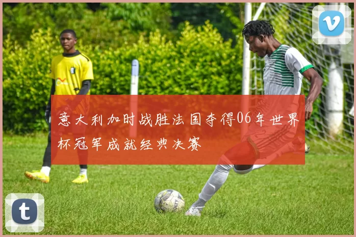 意大利加时战胜法国夺得06年世界杯冠军成就经典决赛